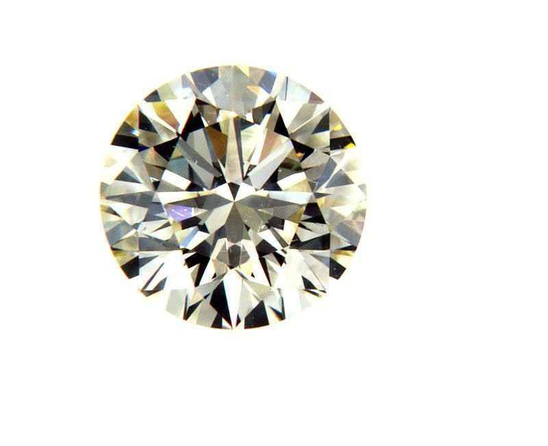 GIA Certified Natural Round Brilliant Loose Diamond 1.32 Ct N