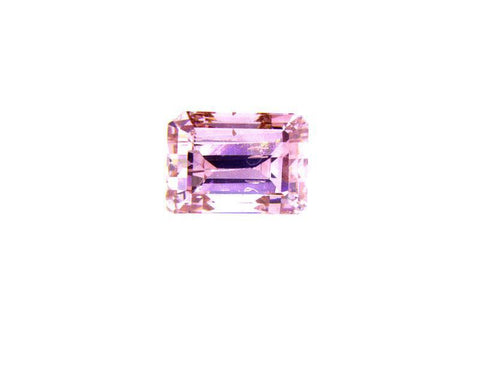 GIA Certified Natural Emerald Cut Fancy Intense Purple Pink Loose Diamond .27 Ct