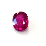 GIA Certified Oval Cut Natural Loose Transparent Corundum Red Ruby 1.13 cts SI2