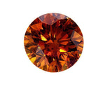 EGL Certified Natural Round Cut Loose Diamond 1.46 CT Rare Fancy Yellow Orange