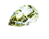 2 CT Rare Fancy Green Natural Loose Diamond Pear Cut SI2  Clarity GIA Certified