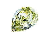 2 CT Rare Fancy Green Natural Loose Diamond Pear Cut SI2  Clarity GIA Certified