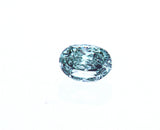 FANCY VIVID BLUE GREEN COLOR GIA Certified Natural Loose Diamond Oval Cut 1/2 CT SI2